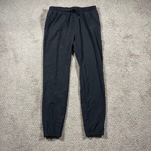 UNRL Men's Jogger Tapered Elastic Waist Athletic Performance L Black